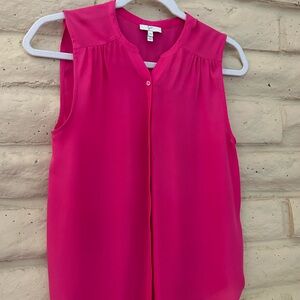 Joie Sleeveless Pink Blouse